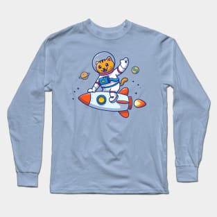 Astronaut Cat Long Sleeve T-Shirt